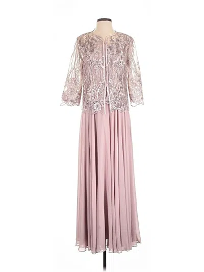 Pre-owned Alex Evenings Cocktail Dress In Pink