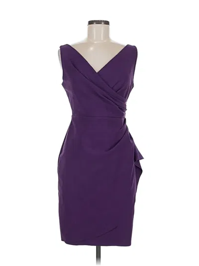 Pre-owned Alex Evenings Cocktail Dress In Purple
