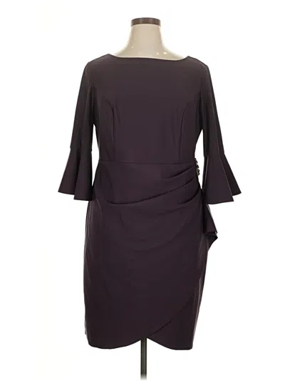 Pre-owned Alex Evenings Cocktail Dress In Purple