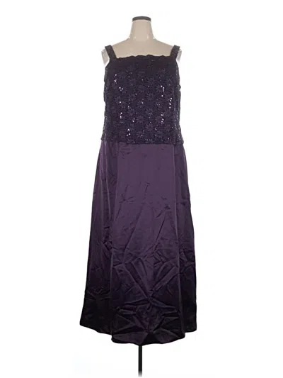 Pre-owned Alex Evenings Cocktail Dress In Purple
