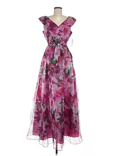 Pre-owned Alex Evenings Cocktail Dress In Purple