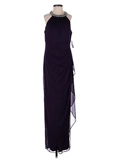 Alex Evenings Cocktail Dress In Purple