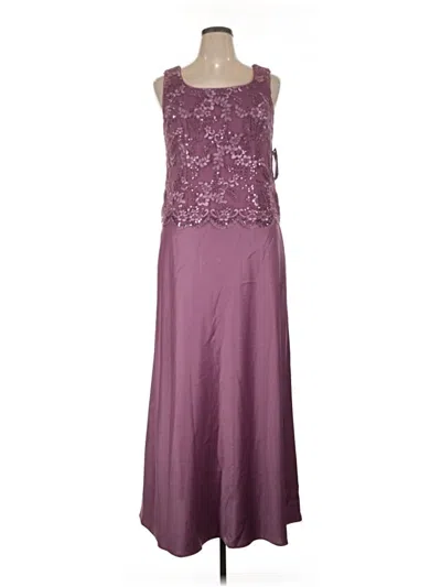 Pre-owned Alex Evenings Cocktail Dress In Purple