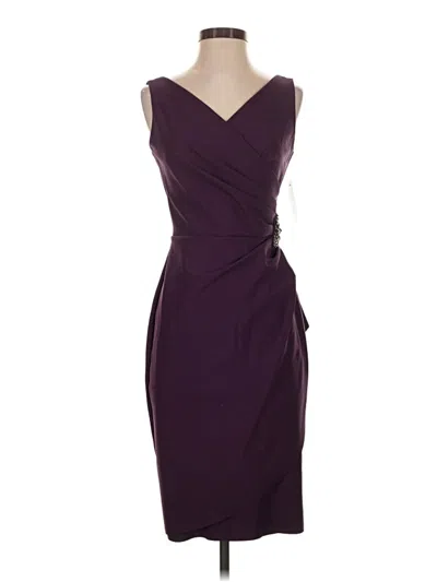 Pre-owned Alex Evenings Cocktail Dress In Purple