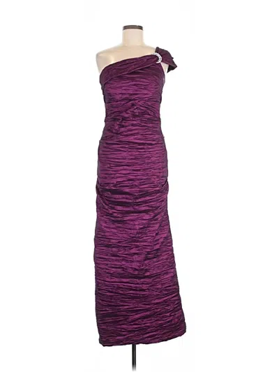 Pre-owned Alex Evenings Cocktail Dress In Purple