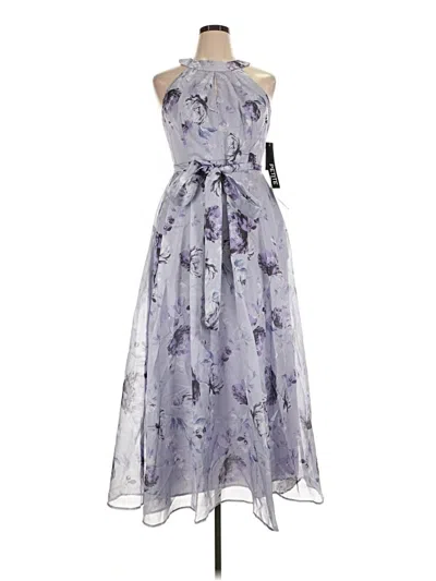 Alex Evenings Cocktail Dress In Blue