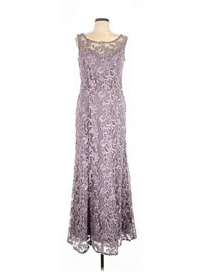 Pre-owned Alex Evenings Cocktail Dress In Purple
