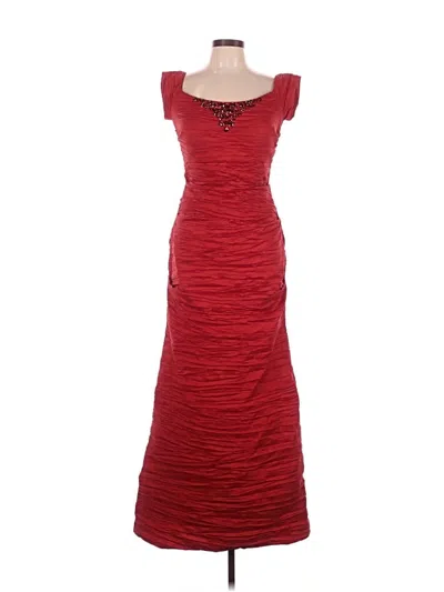 Pre-owned Alex Evenings Cocktail Dress In Red