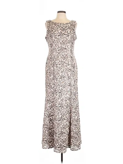 Pre-owned Alex Evenings Cocktail Dress In Silver