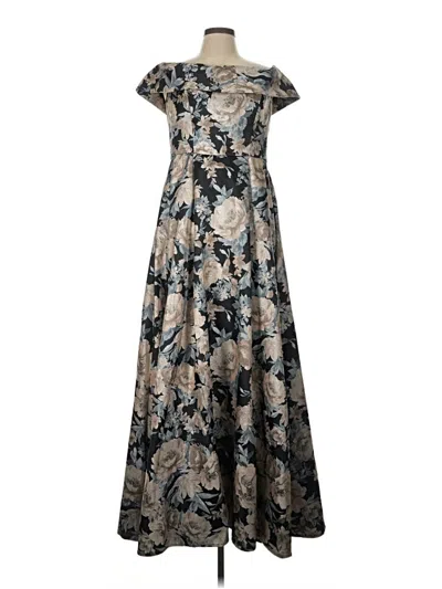 Pre-owned Alex Evenings Cocktail Dress In Silver