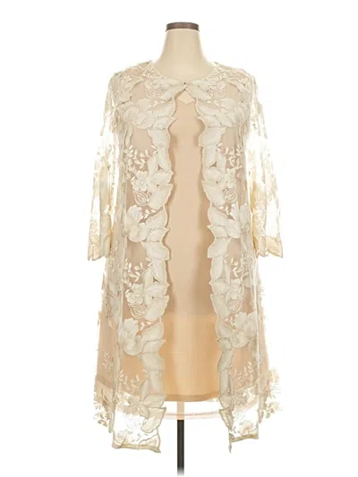 Pre-owned Alex Evenings Cocktail Dress In White