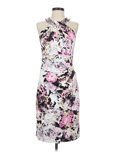 Pre-owned Alex Evenings Cocktail Dress In White
