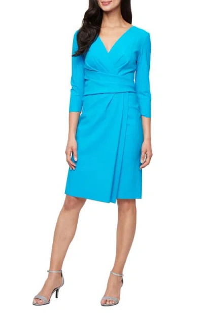 Alex Evenings Compression Collection Sheath Cocktail Dress