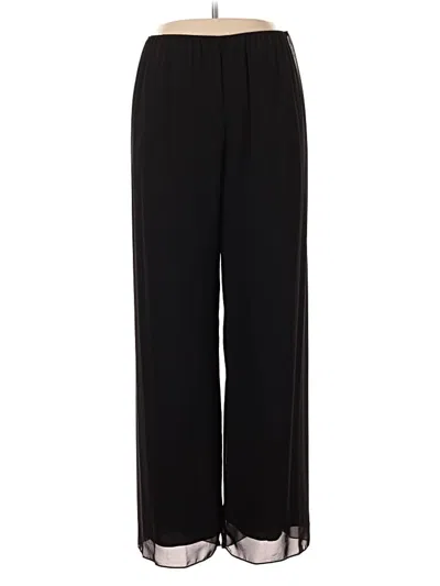 Pre-owned Alex Evenings Dress Pants In Black