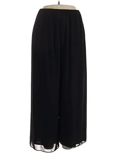 Pre-owned Alex Evenings Dress Pants In Black