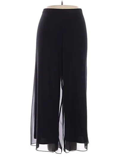 Pre-owned Alex Evenings Dress Pants In Black
