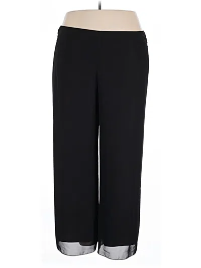 Pre-owned Alex Evenings Dress Pants In Black
