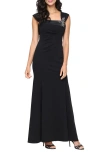 Alex Evenings Embellished Mermaid Gown In Black