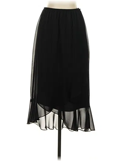 Pre-owned Alex Evenings Formal Skirt In Black