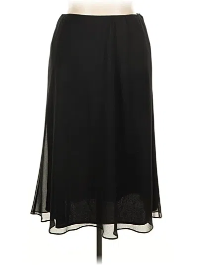Pre-owned Alex Evenings Formal Skirt In Black