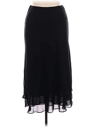 Pre-owned Alex Evenings Formal Skirt In Black