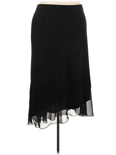 Pre-owned Alex Evenings Formal Skirt In Black