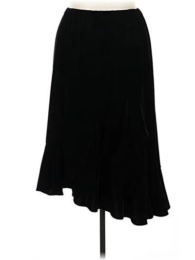 Pre-owned Alex Evenings Formal Skirt In Black