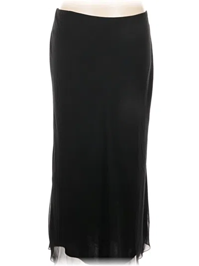 Pre-owned Alex Evenings Formal Skirt In Black