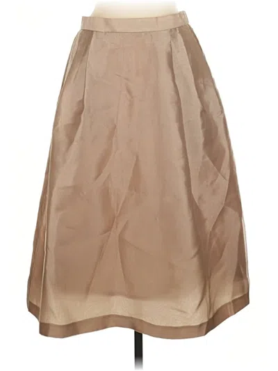 Pre-owned Alex Evenings Formal Skirt In Tan