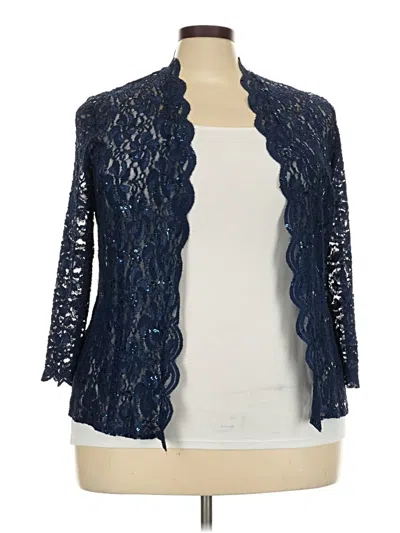 Pre-owned Alex Evenings Jacket In Blue
