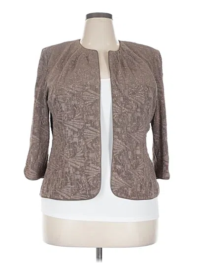 Pre-owned Alex Evenings Jacket In Brown