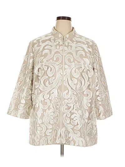 Pre-owned Alex Evenings Jacket In Ivory