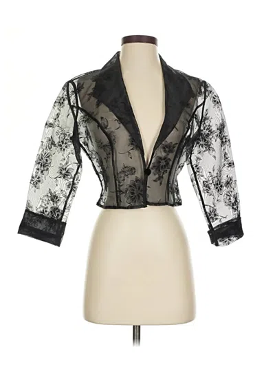 Pre-owned Alex Evenings Kimono In Black