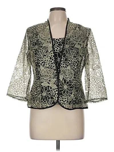 Pre-owned Alex Evenings Kimono In Black