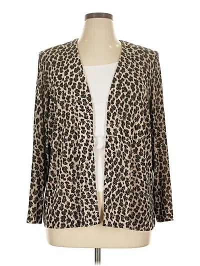 Pre-owned Alex Evenings Kimono In Brown