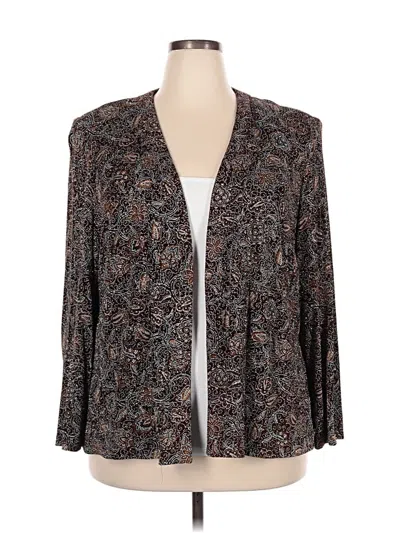 Pre-owned Alex Evenings Kimono In Brown