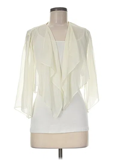 Pre-owned Alex Evenings Kimono In Ivory