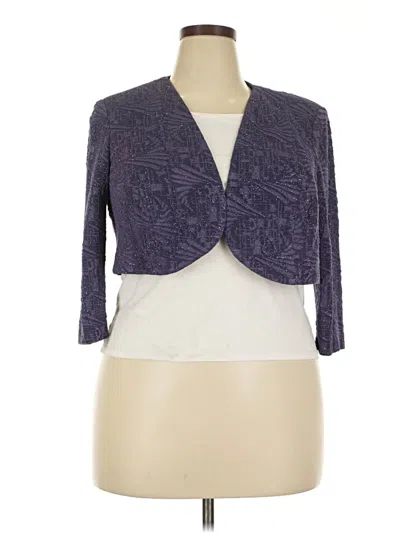 Pre-owned Alex Evenings Kimono In Purple