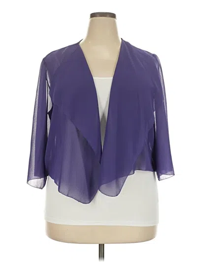 Pre-owned Alex Evenings Kimono In Purple