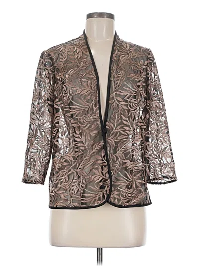 Pre-owned Alex Evenings Kimono In Silver