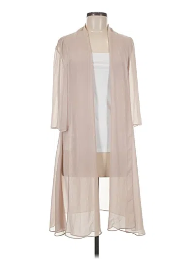 Pre-owned Alex Evenings Kimono In Tan