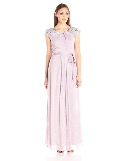 Alex Evenings Long Formal Mother Of The Bride Dress In Pink