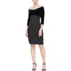 Alex Evenings Off The Shoulder Empire Waist Dress