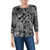 Alex Evenings Petites Womens 2-in-1 Acetate Open-front Blazer