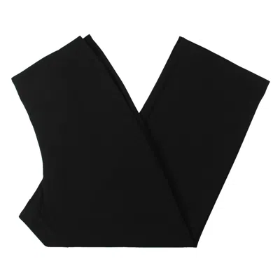 Alex Evenings Petites Womens High Rise Suit Separate Straight Leg Pants In Black
