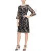 Alex Evenings Floral Embroidered Sheath Dress In Multi