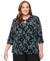 Alex Evenings Plus Size Glitter-knit Tank Top & Jacket