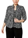 Alex Evenings Printed Jacket And Top Set, Regular & Petite Sizes In Multi