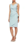Alex Evenings Side Ruched Cocktail Dress