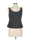 Alex Evenings Sleeveless Top Gray Sweetheart Neckline Tops In Gray